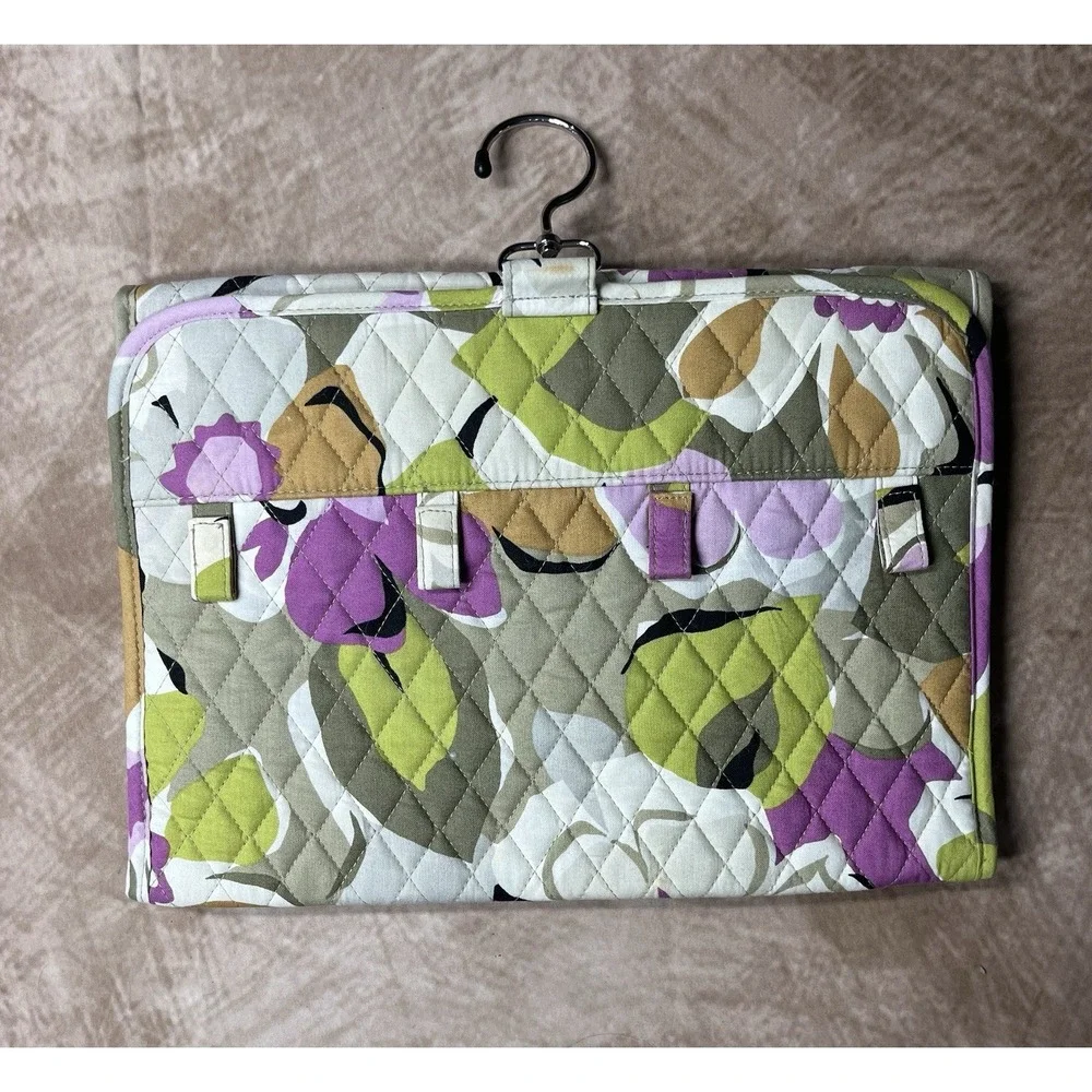 Cream And Green Organizer By Vera Bradley In Great Condition